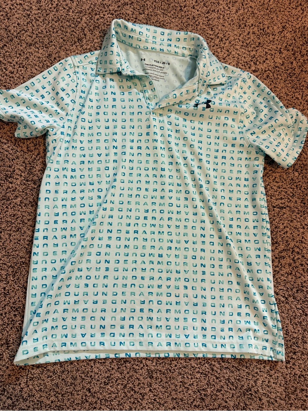 Youth large under armour polo